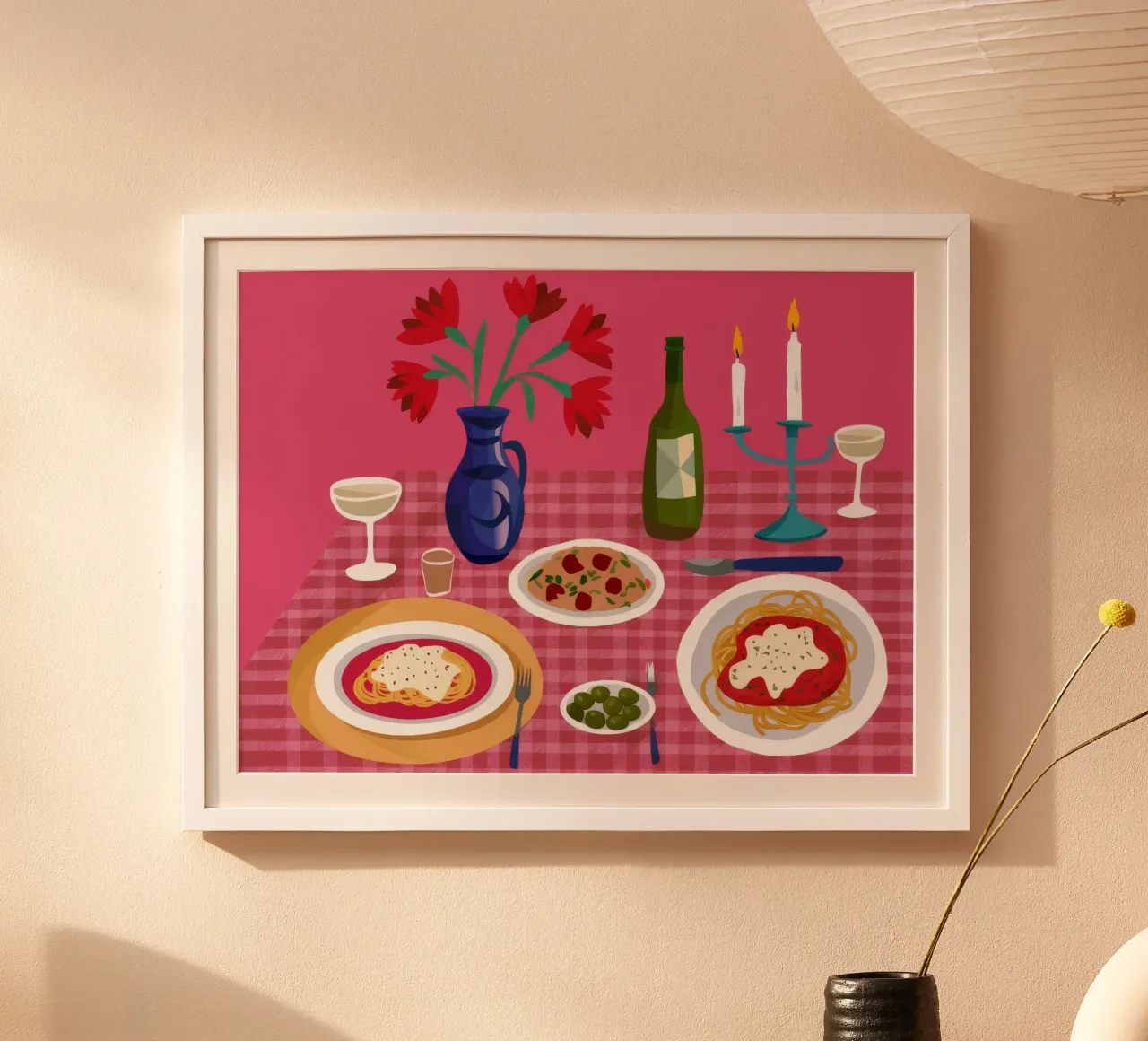 Romantic Dinner Setting poster da Chroma Haven