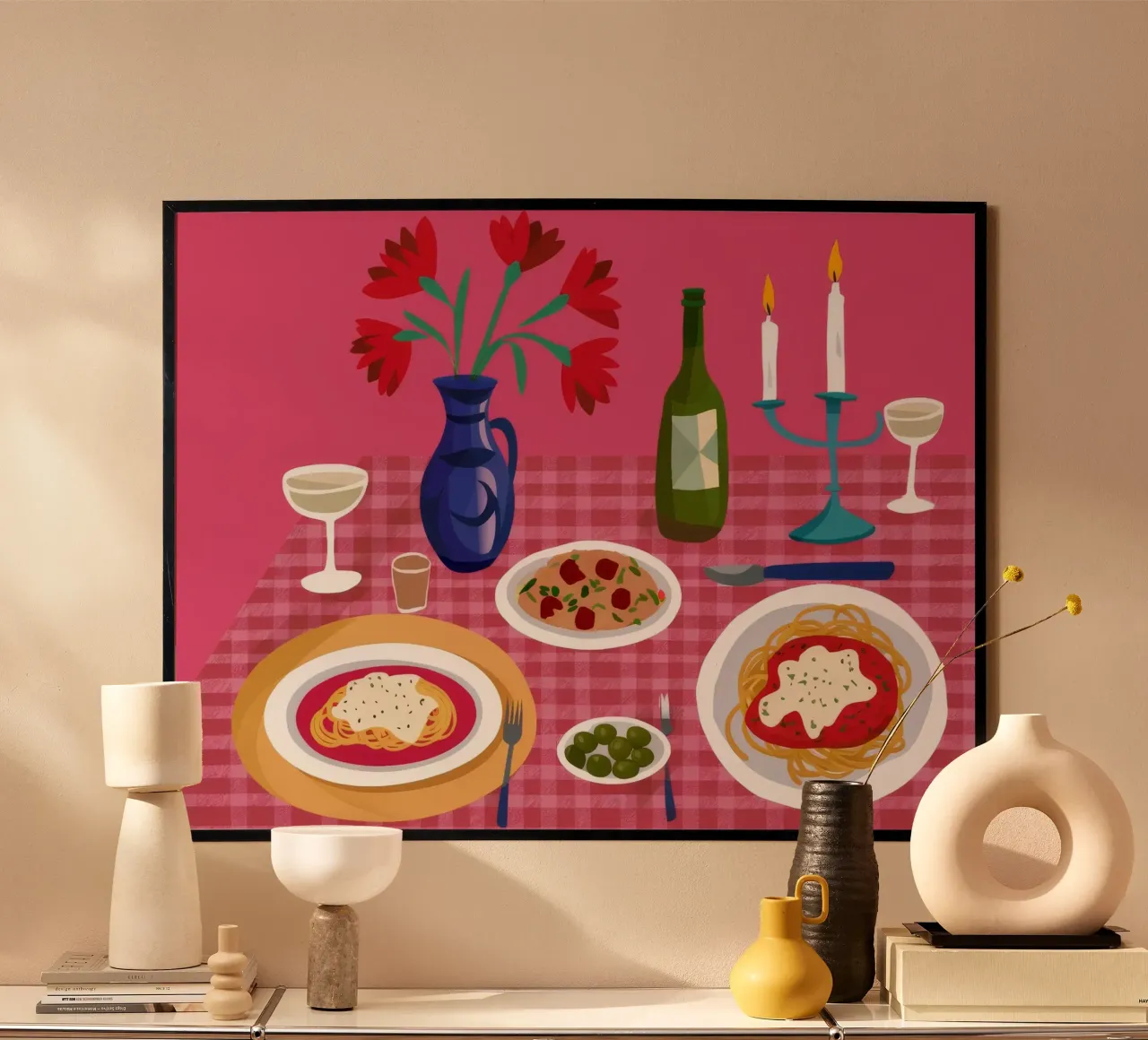 Impostazione della cena romantica poster da Chroma Haven