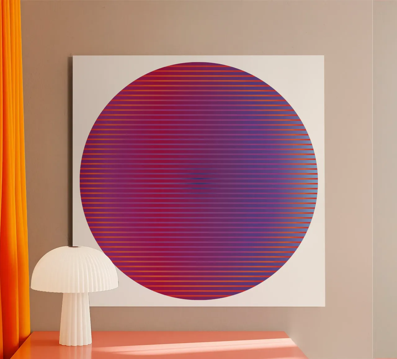 Circle Line alluminio dibond da Flo Klein