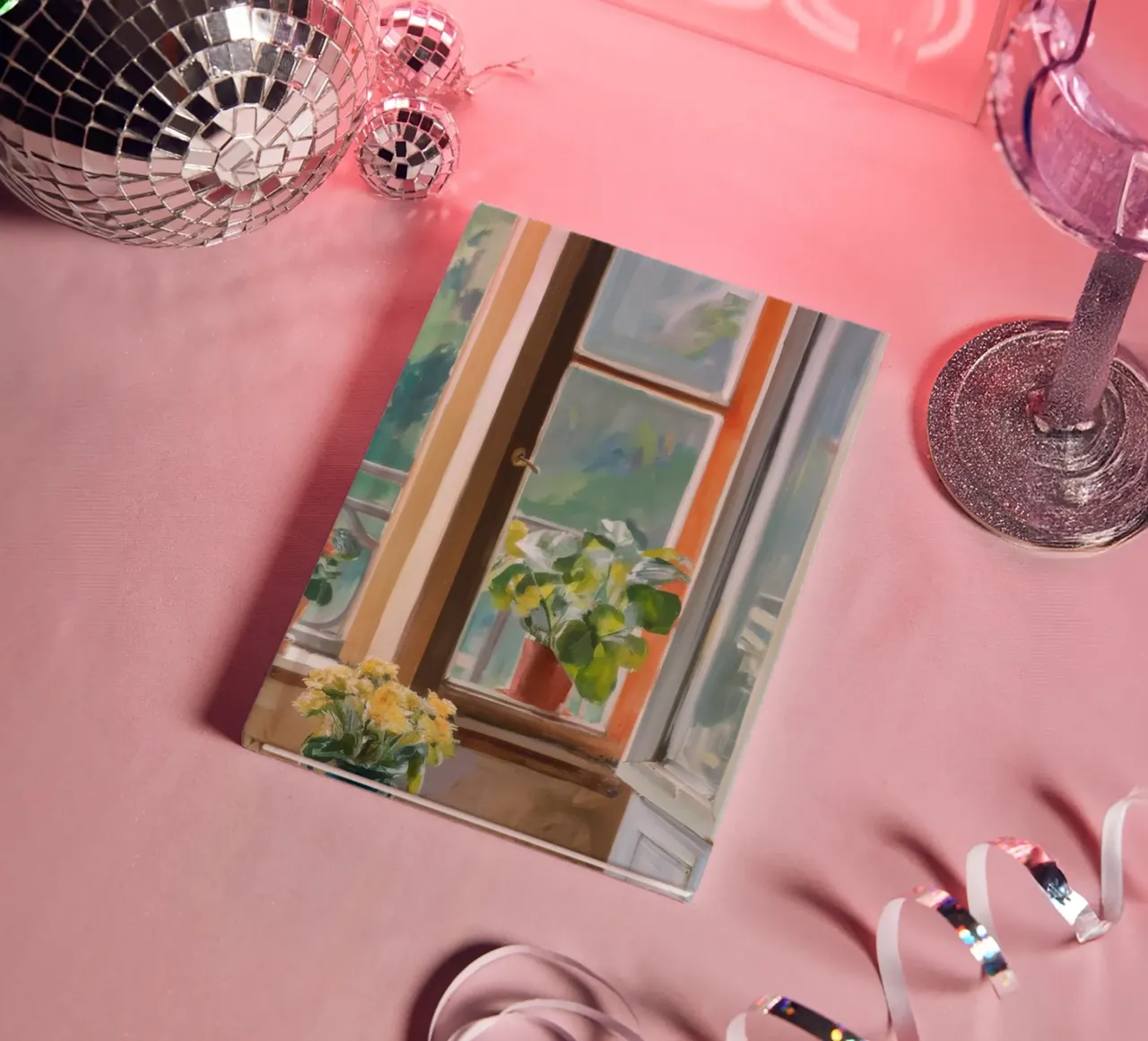 Sunlit Window Garden notebook by Chroma Haven