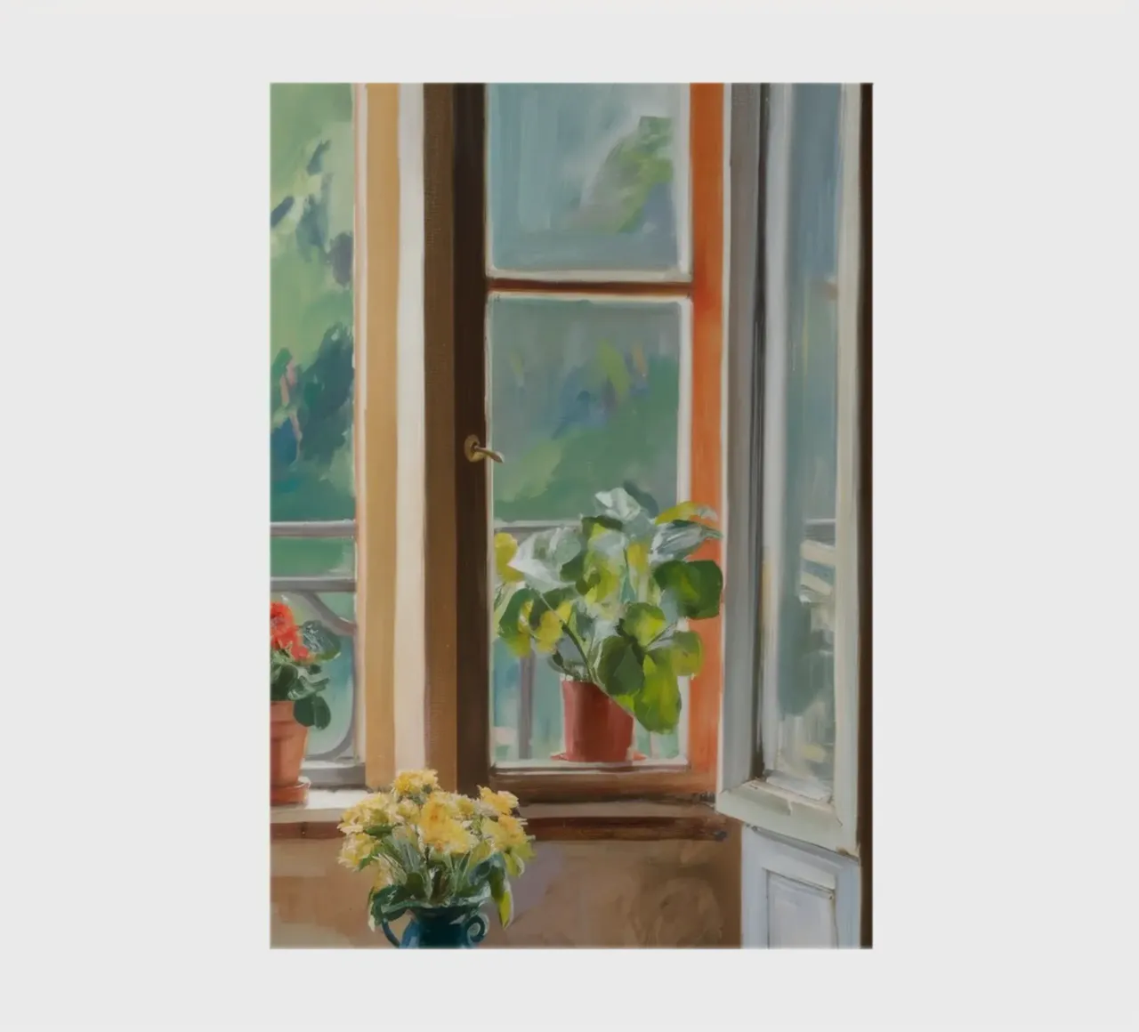 Sunlit Window Garden notebook by Chroma Haven