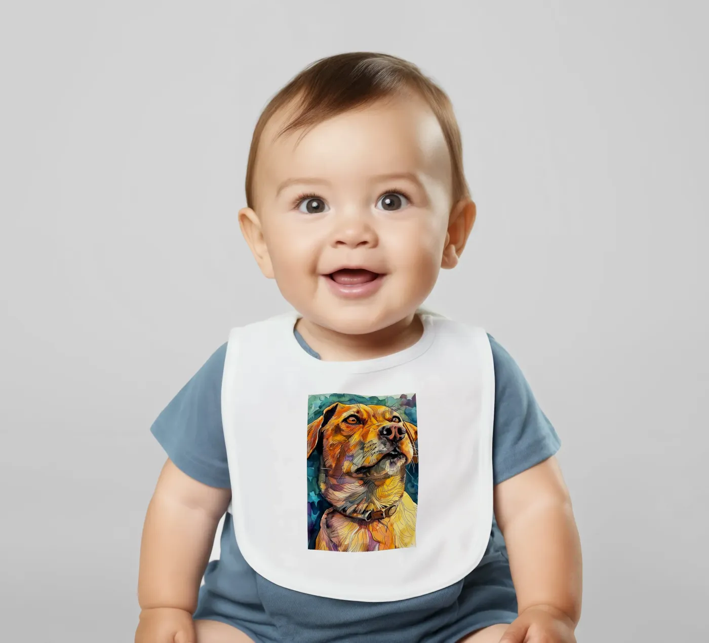 Il cane Benny bavaglino da Lionmixart