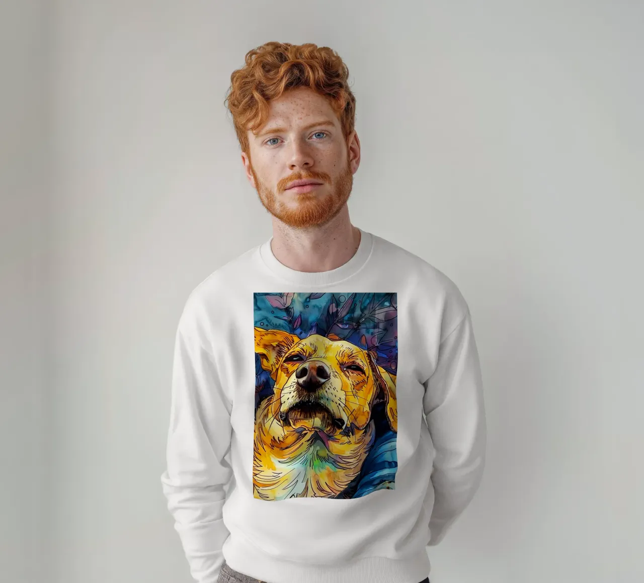 Cane Jimmy felpa da Lionmixart