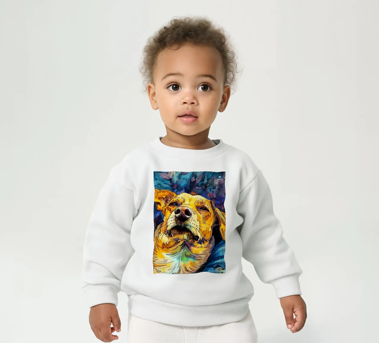 Cane Jimmy felpa neonato da Lionmixart