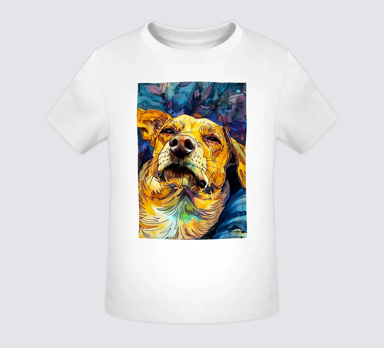 Cane Jimmy maglietta neonato da Lionmixart