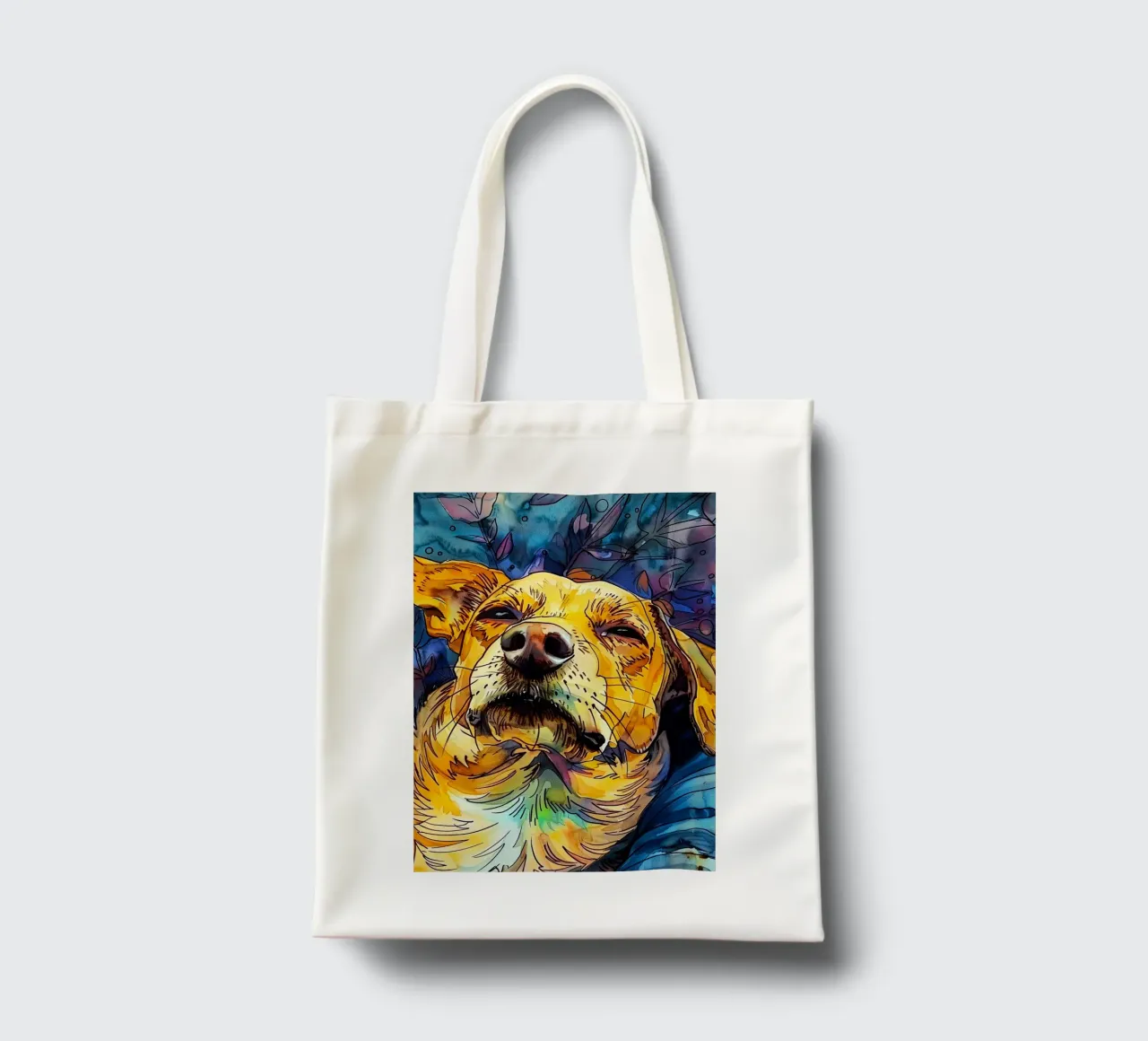 Cane Jimmy borsa in juta da Lionmixart