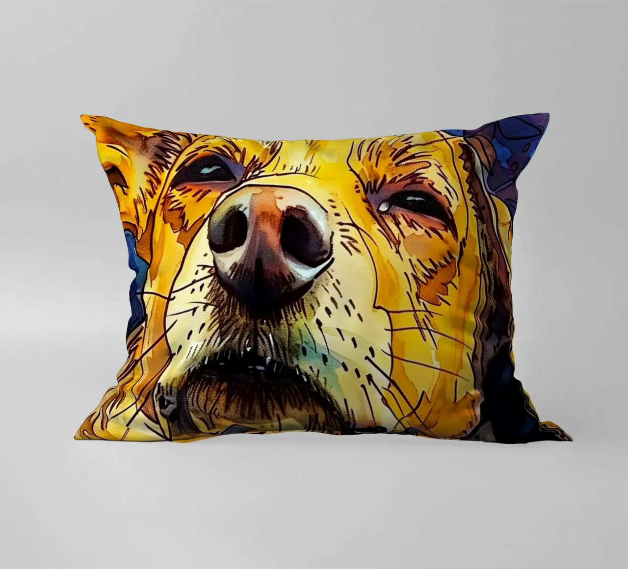 Cane Jimmy cuscino da Lionmixart