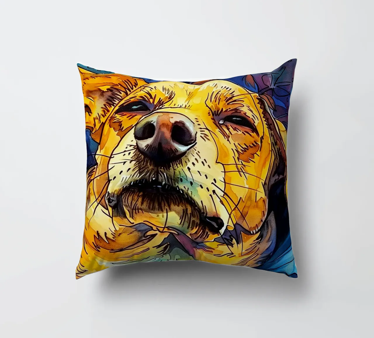Cane Jimmy cuscino da Lionmixart