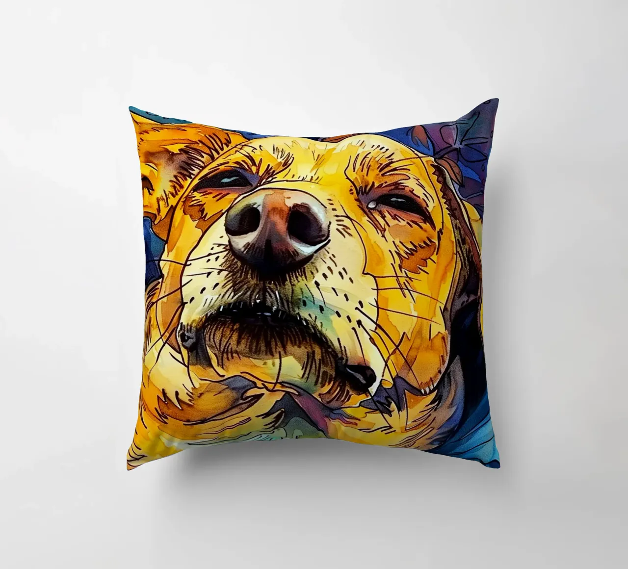 Cane Jimmy cuscino da Lionmixart