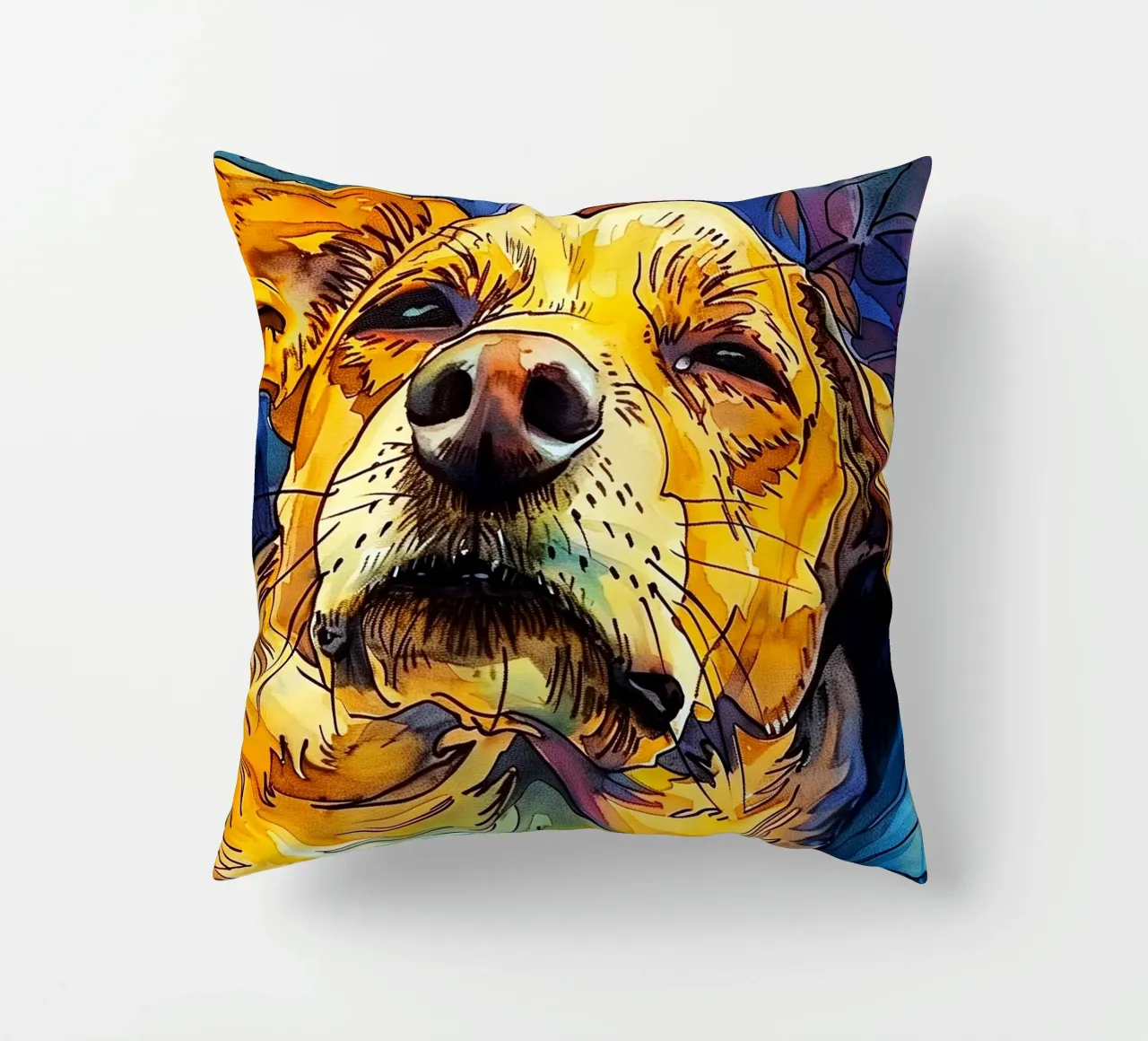 Cane Jimmy cuscino da Lionmixart