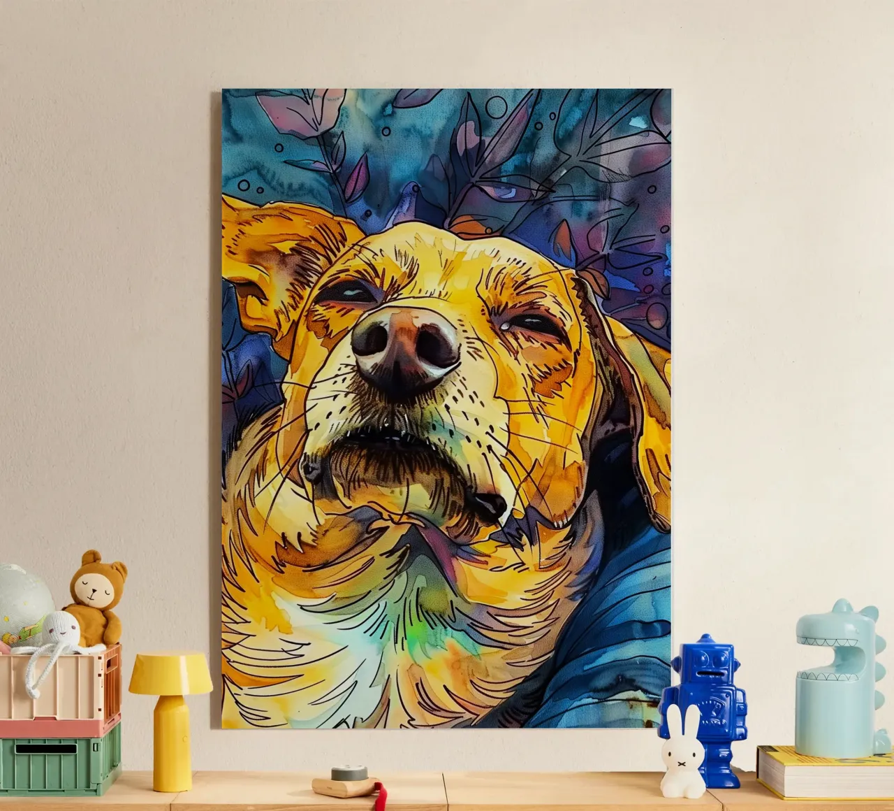 Cane Jimmy plexiglass da Lionmixart