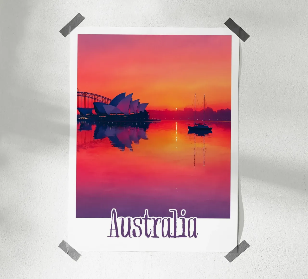 Affiche Australie poster da Frame the World
