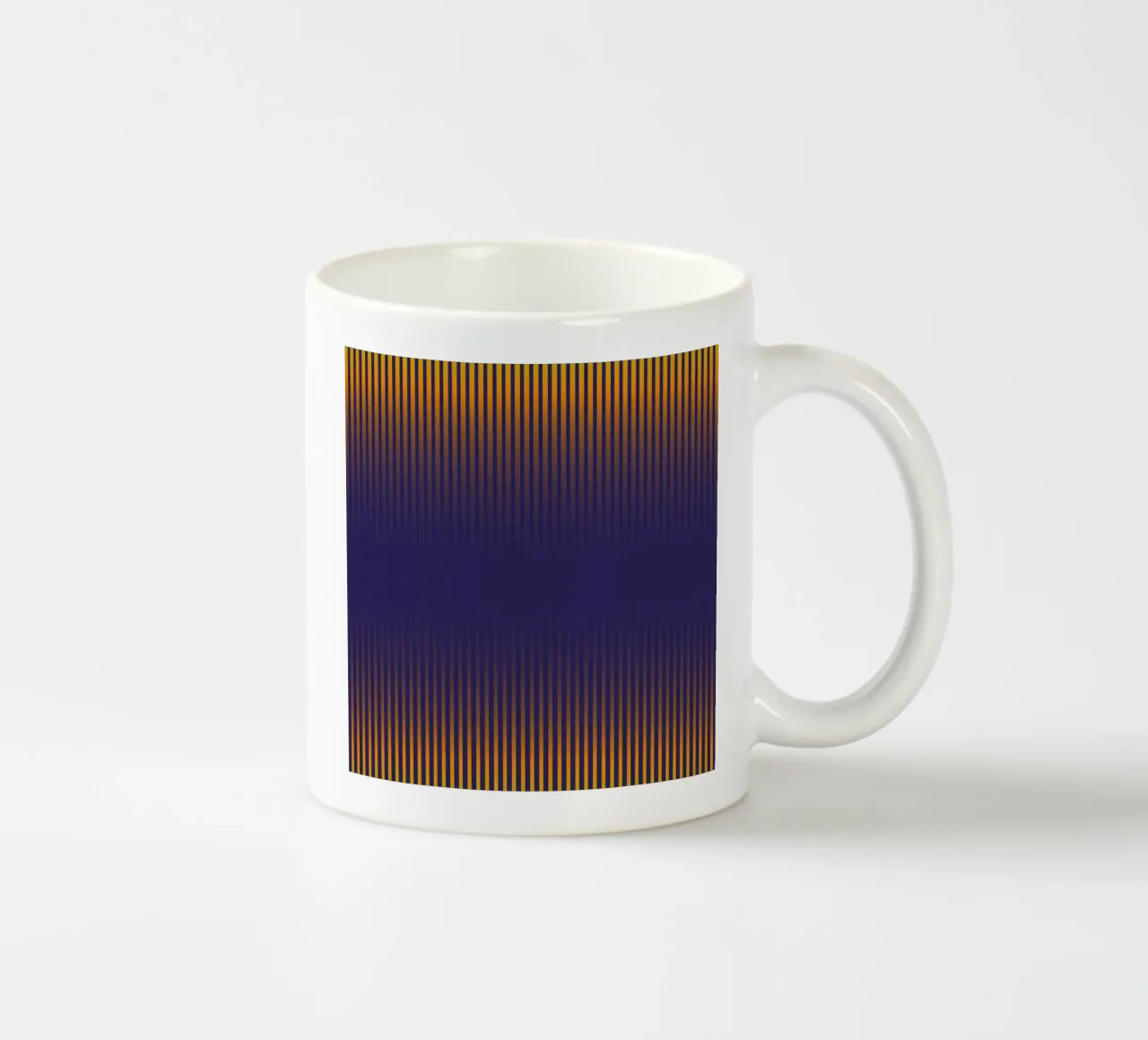 Orange Lines tazza in ceramica da Flo Klein