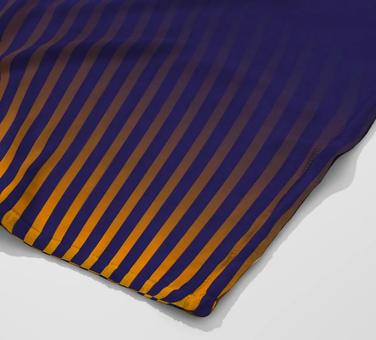 Orange Lines coperta in pile da Flo Klein