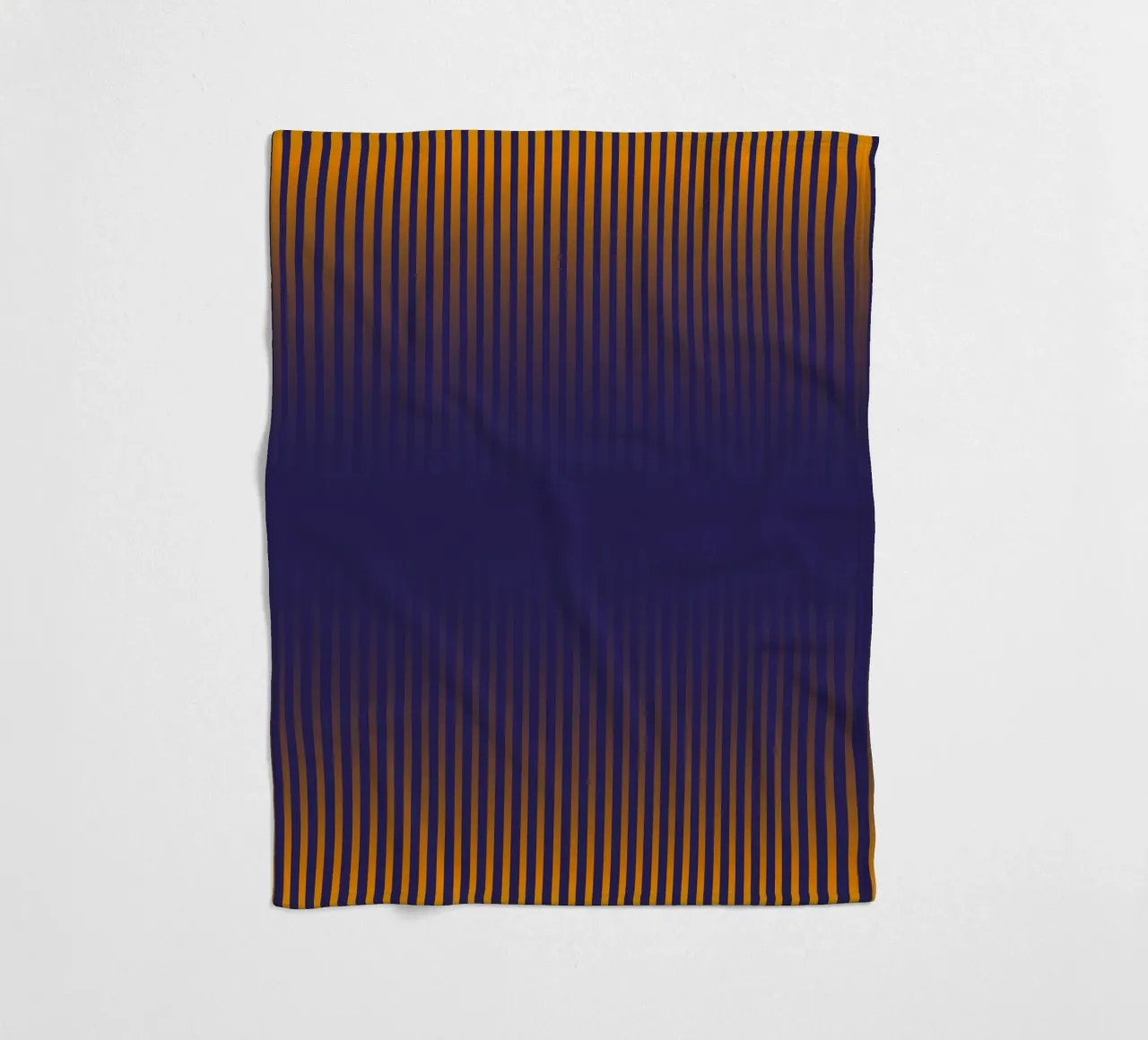 Orange Lines coperta in pile da Flo Klein