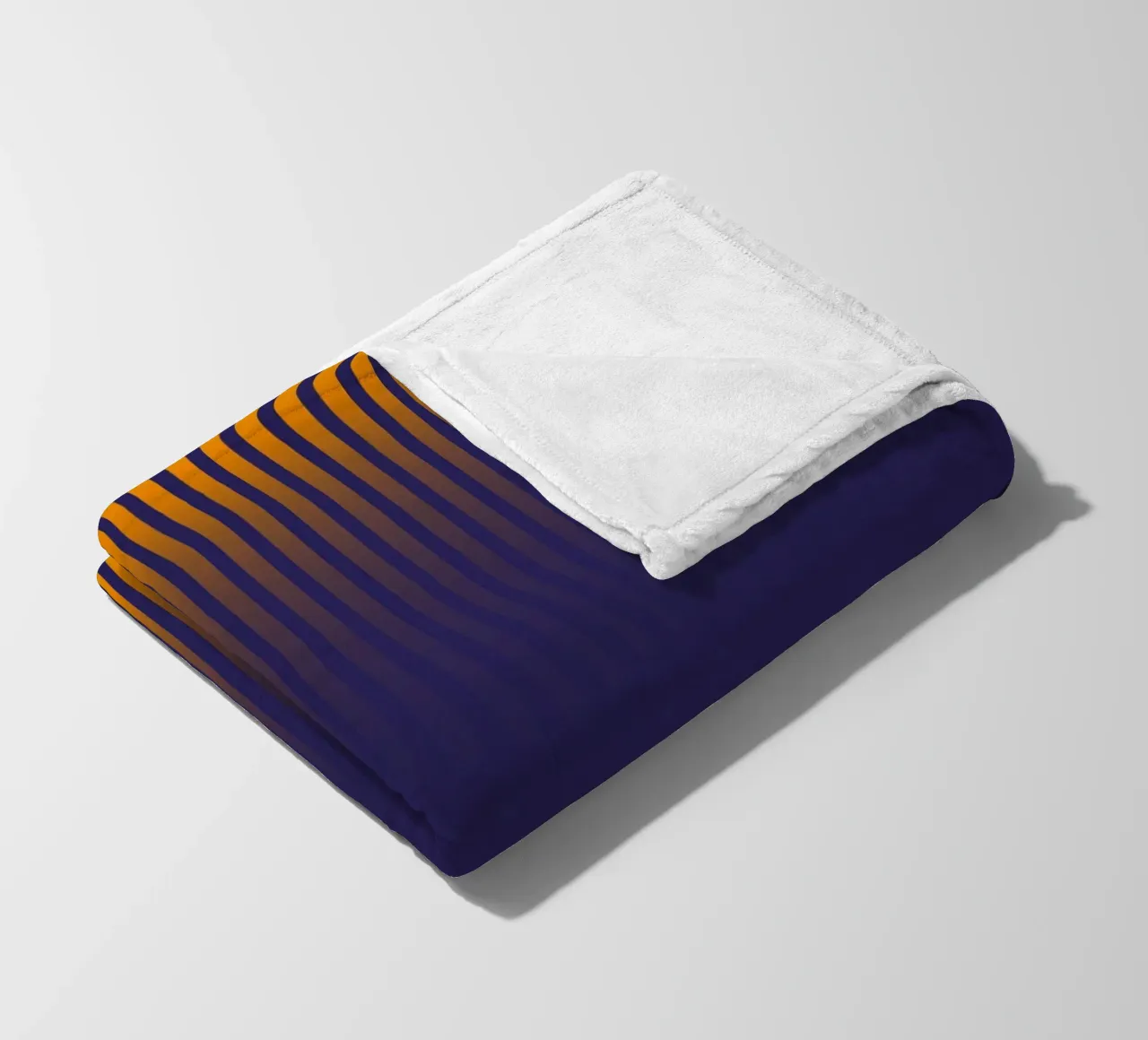 Orange Lines coperta in pile da Flo Klein