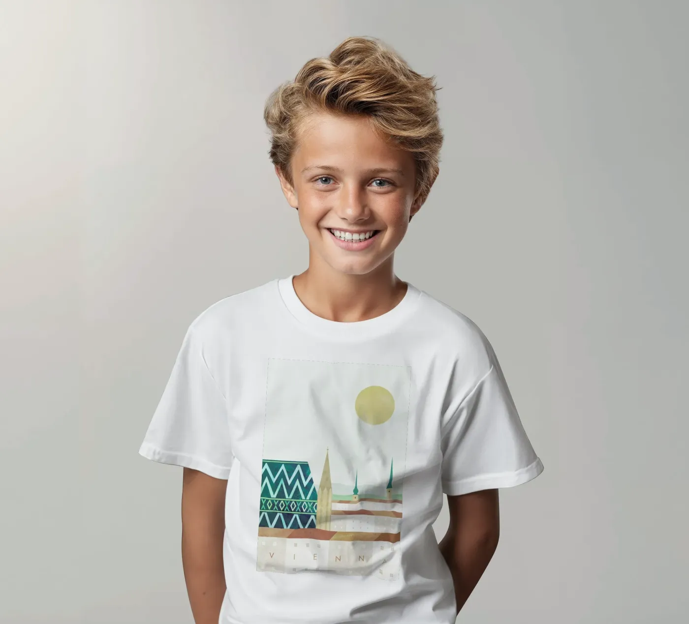 Vienna t-shirt bambini da Henry Rivers