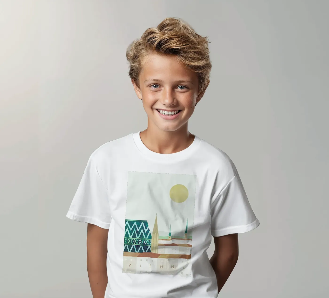Vienna t-shirt bambini da Henry Rivers