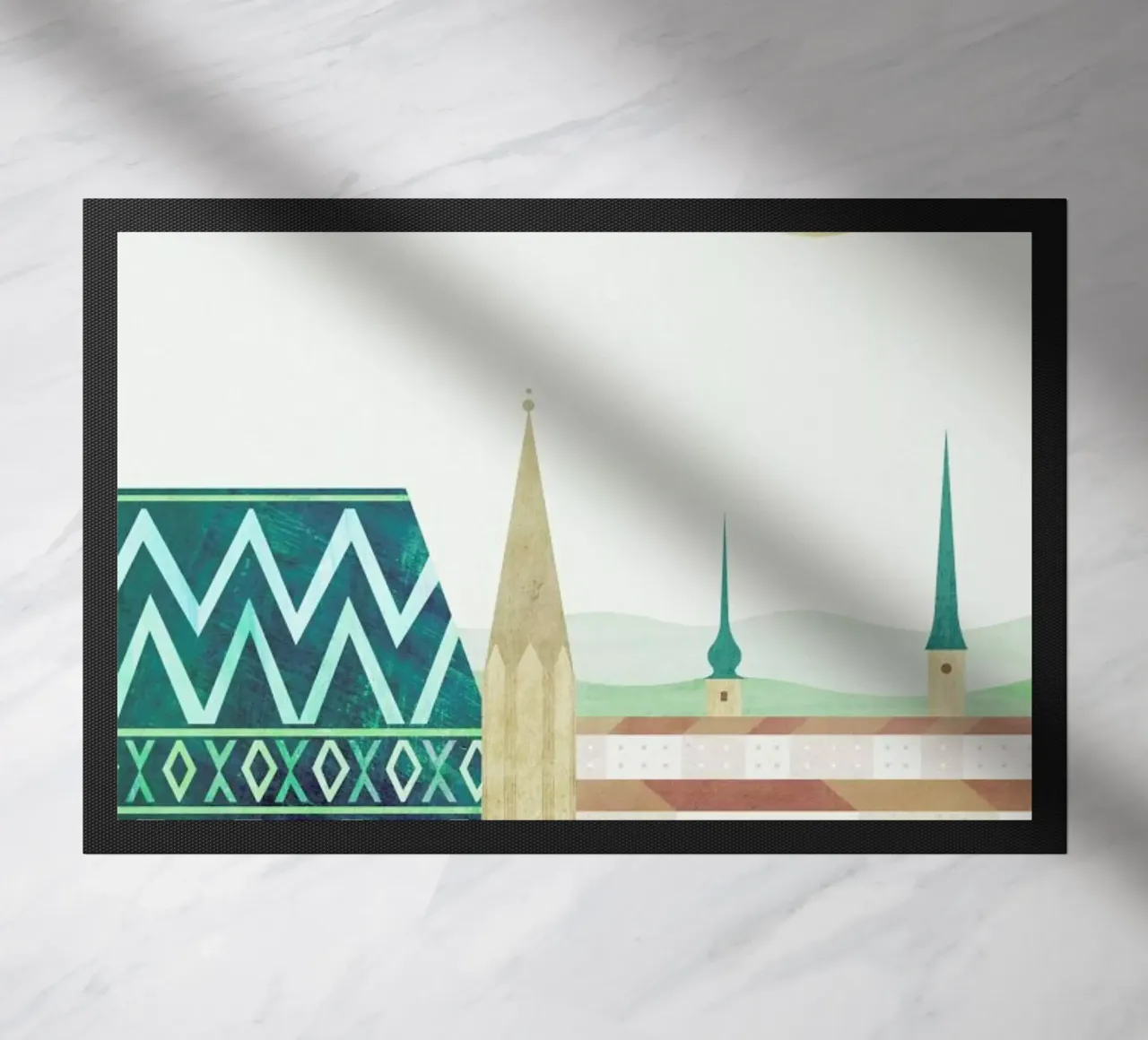 Vienna doormat by Henry Rivers