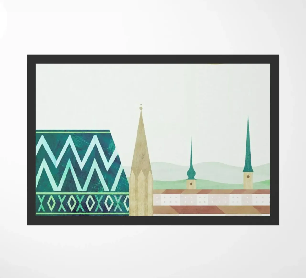 Vienna doormat by Henry Rivers