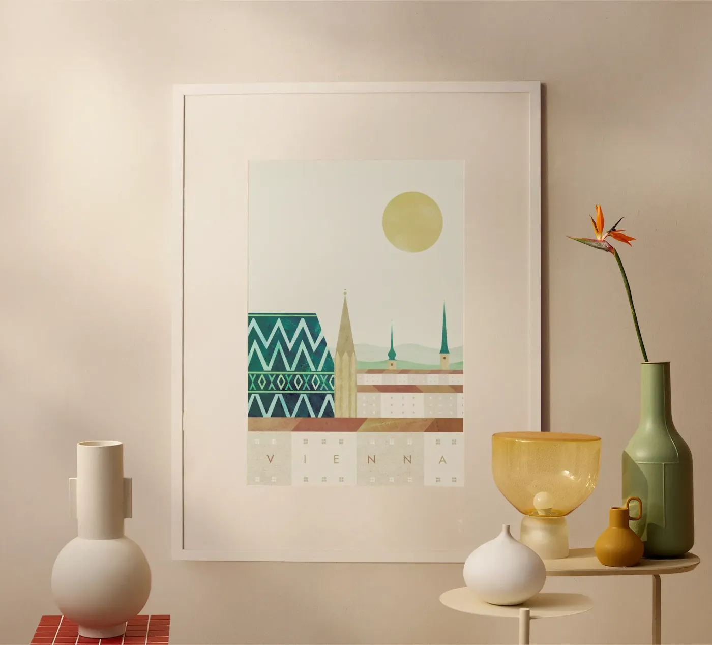 Vienna Poster von Long Way Home