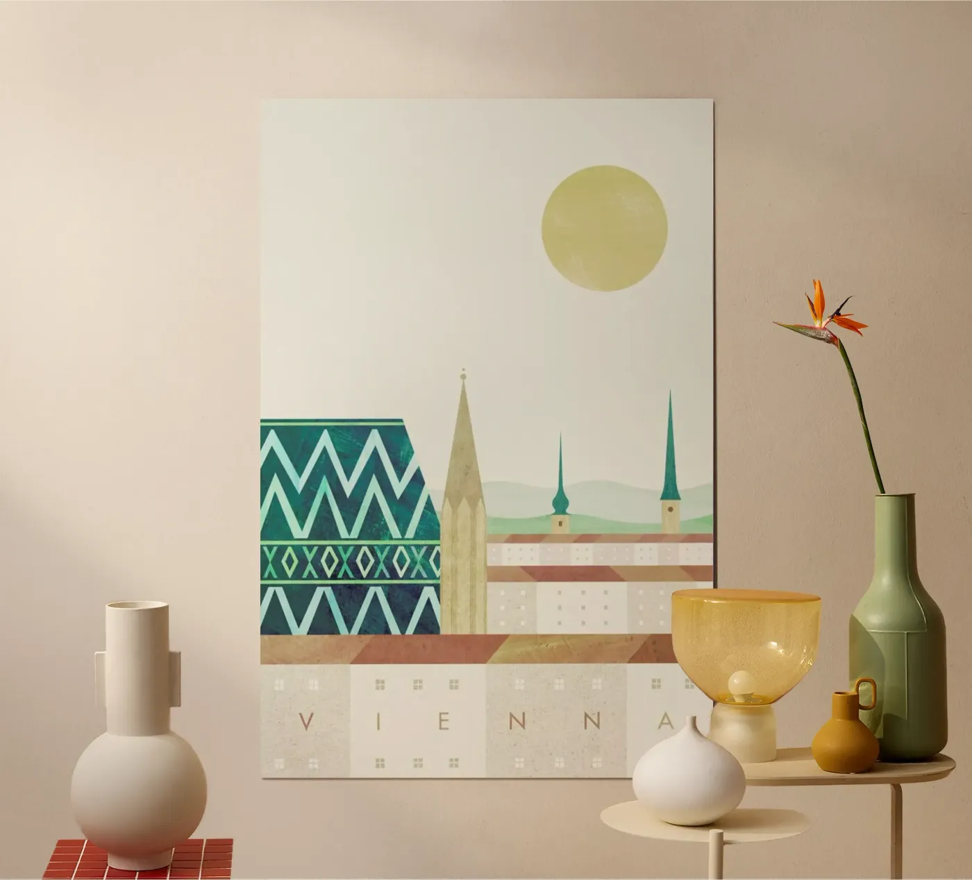Vienna Poster von Long Way Home