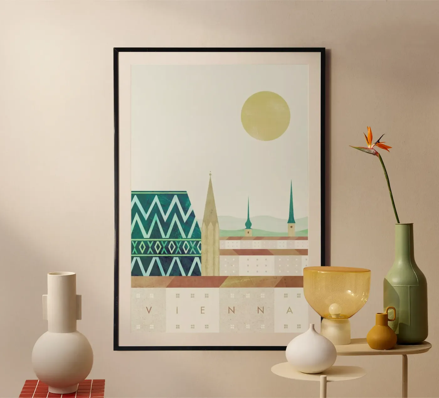 Vienna Poster von Long Way Home