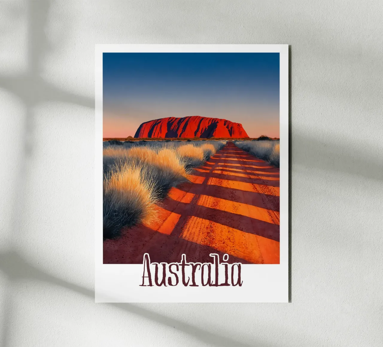 Affiche Australie alluminio dibond da Frame the World
