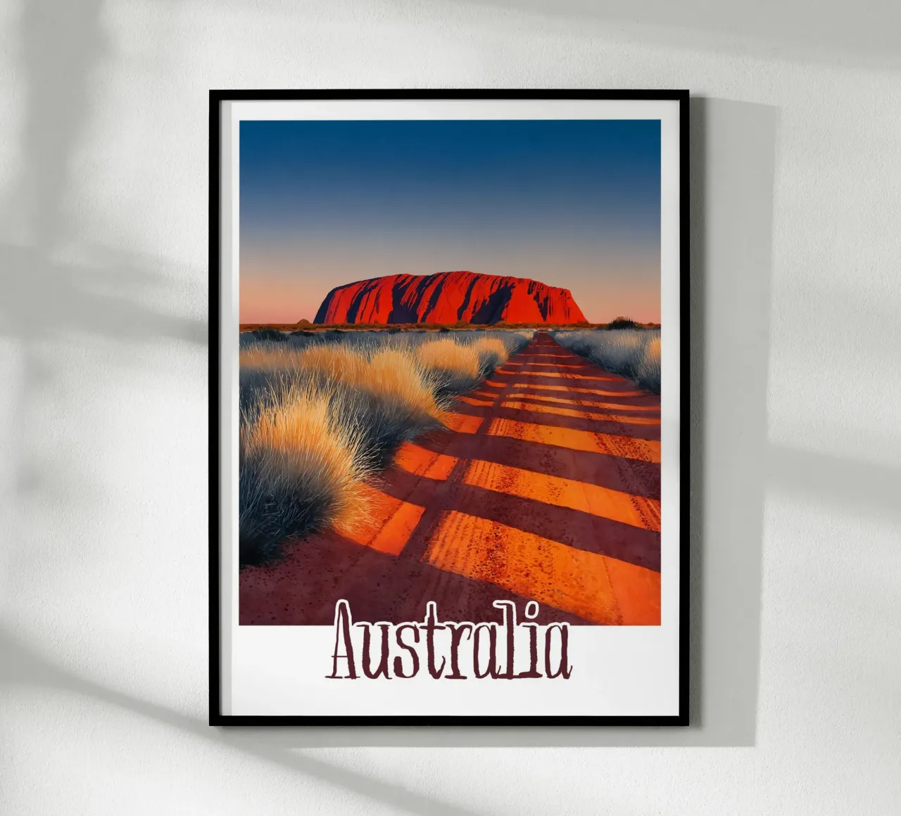Affiche Australie poster con telaio in alluminio da Frame the World