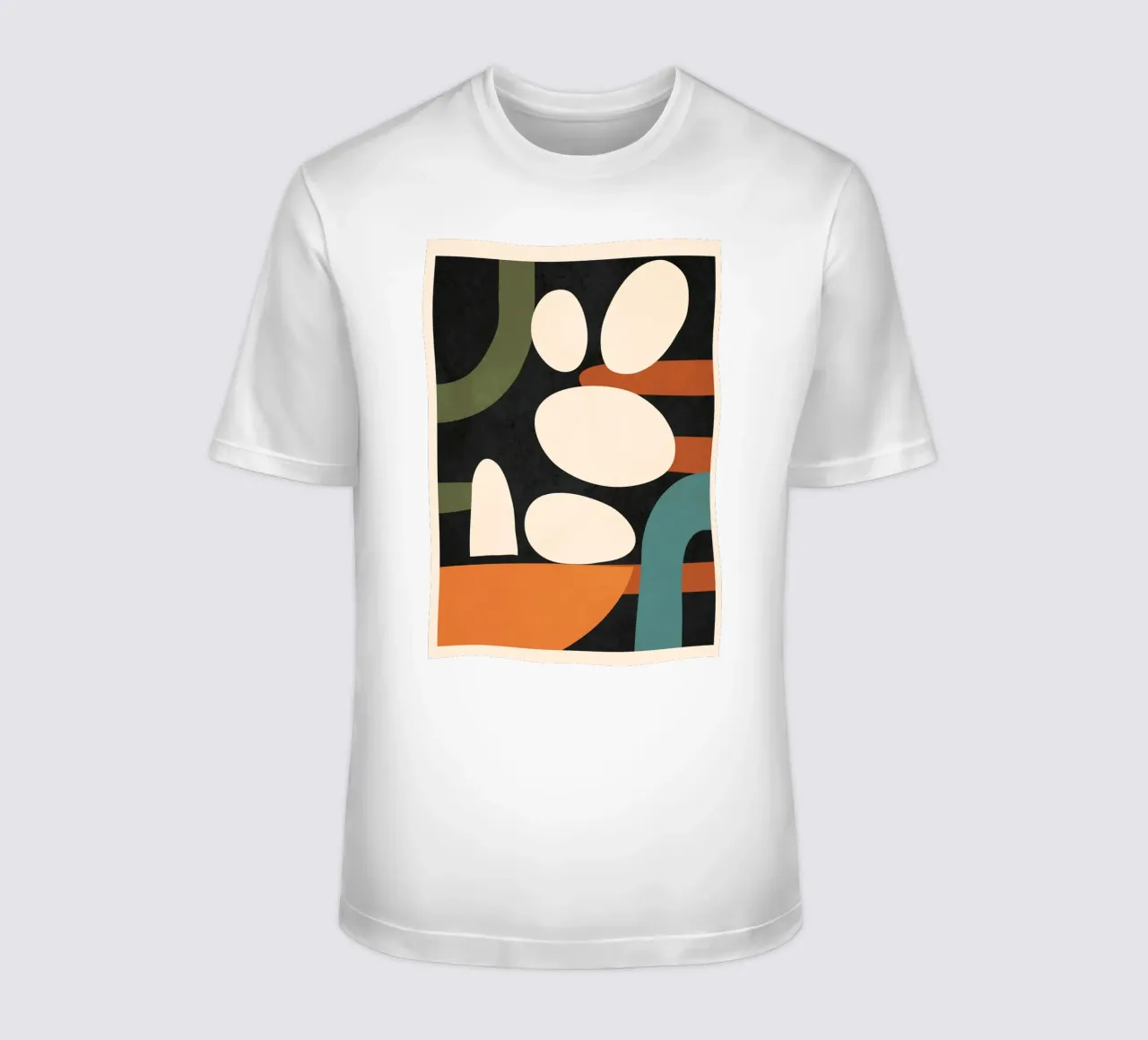 Abstract Shapes in the Skies 1 t-shirt da Flow Line