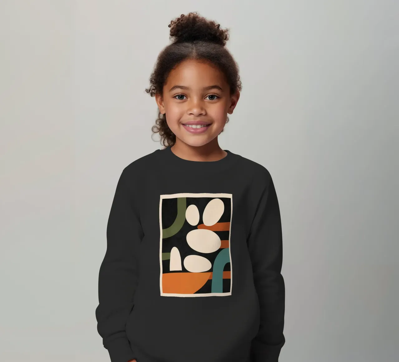 Abstract Shapes in the Skies 1 felpa bambino da Flow Line