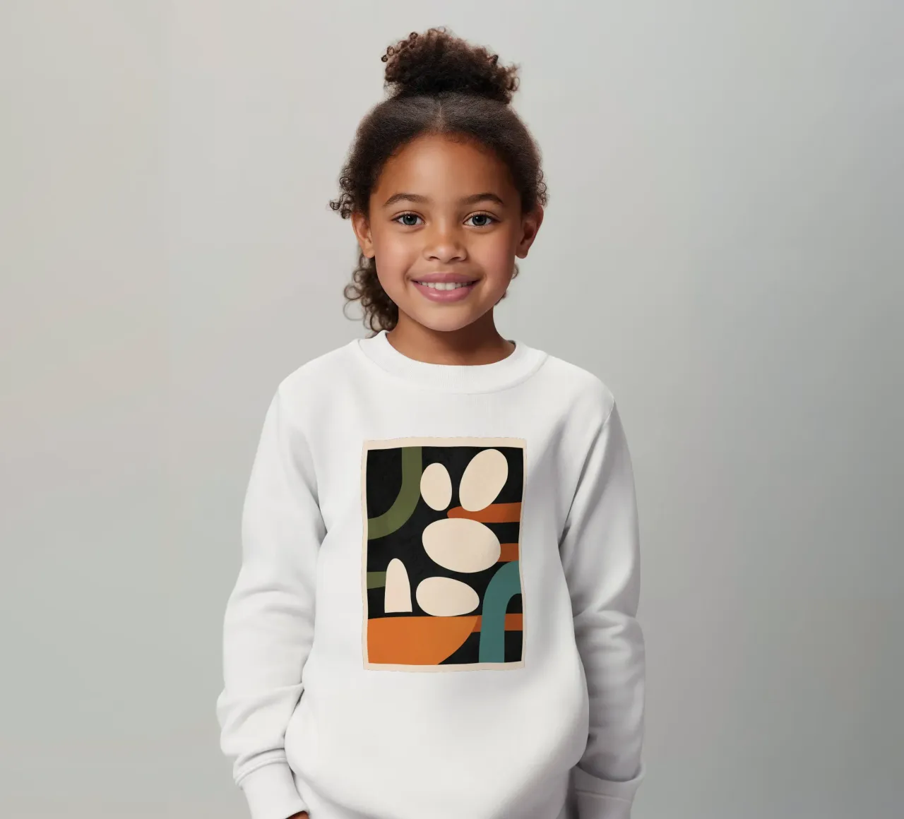 Abstract Shapes in the Skies 1 sudadera para niño de Flow Line