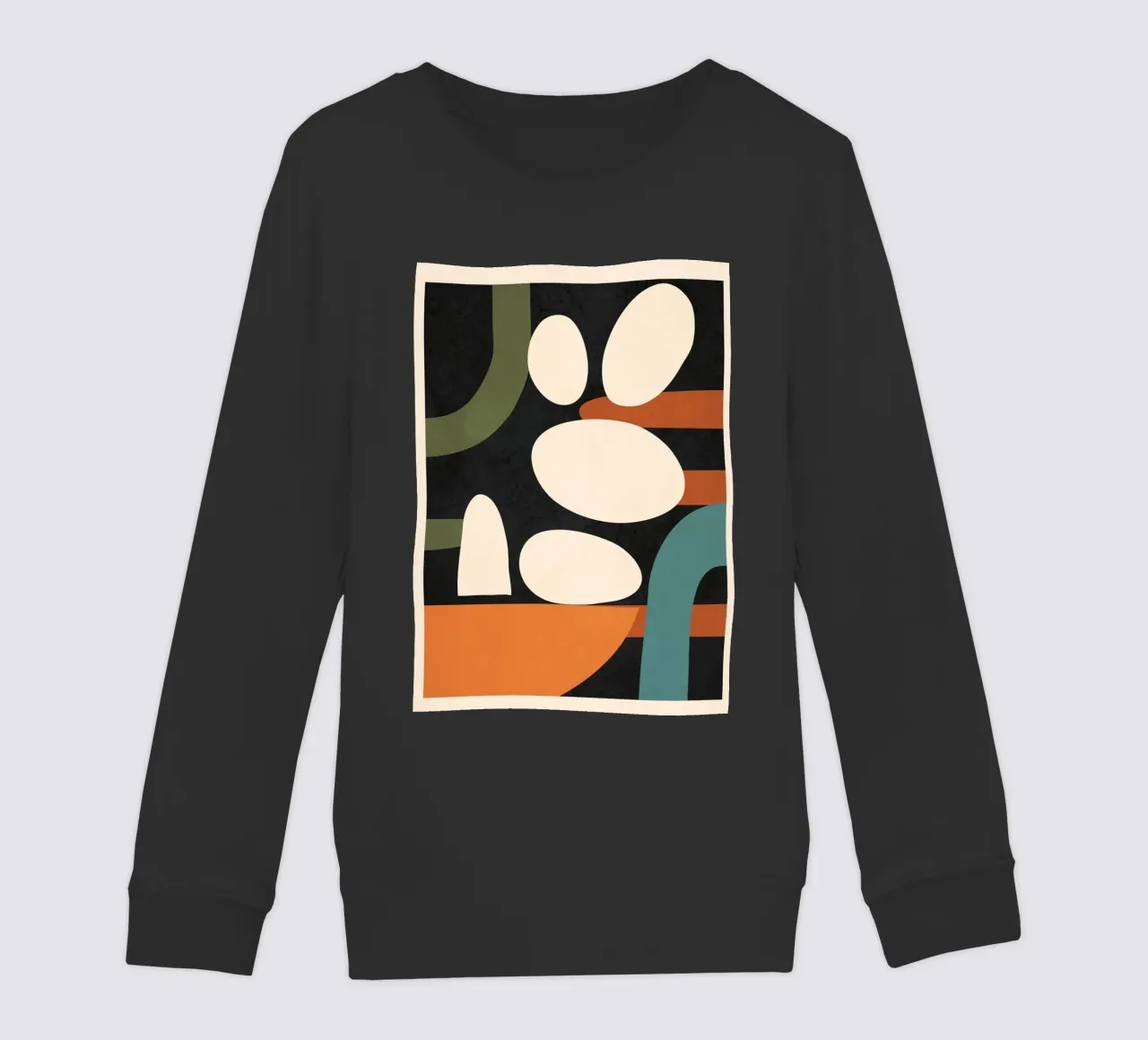 Abstract Shapes in the Skies 1 felpa bambino da Flow Line