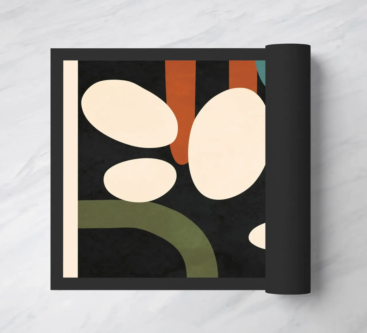 Abstract Shapes in the Skies 1 doormat by Flow Line