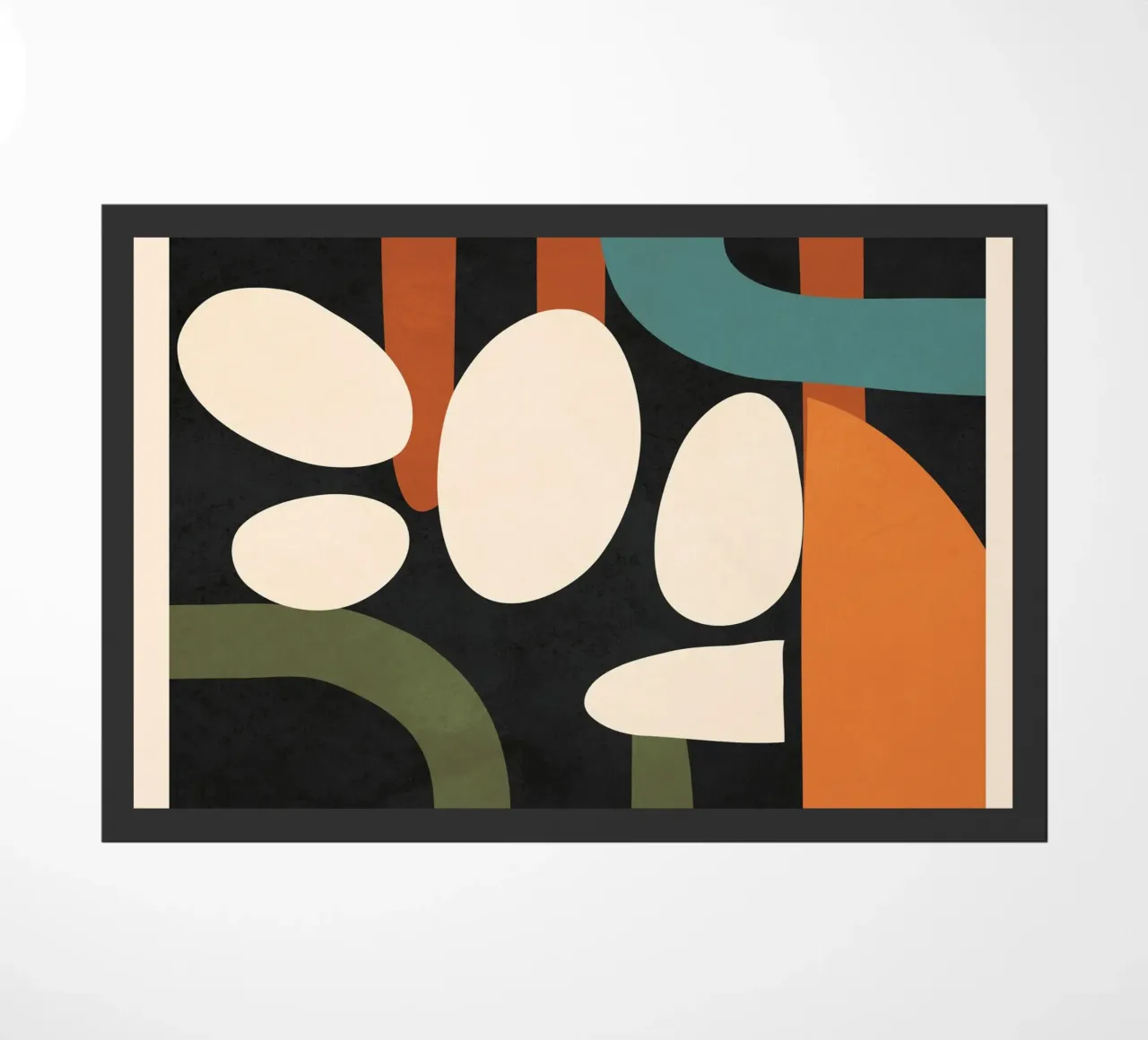 Abstract Shapes in the Skies 1 doormat by Flow Line