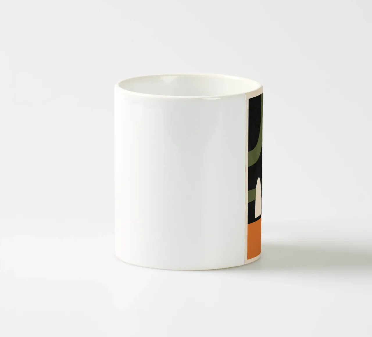 Abstract Shapes in the Skies 1 mug en céramique de Flow Line