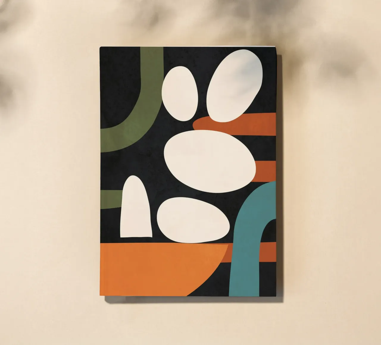 Abstract Shapes in the Skies 1 carnet de notes de Flow Line