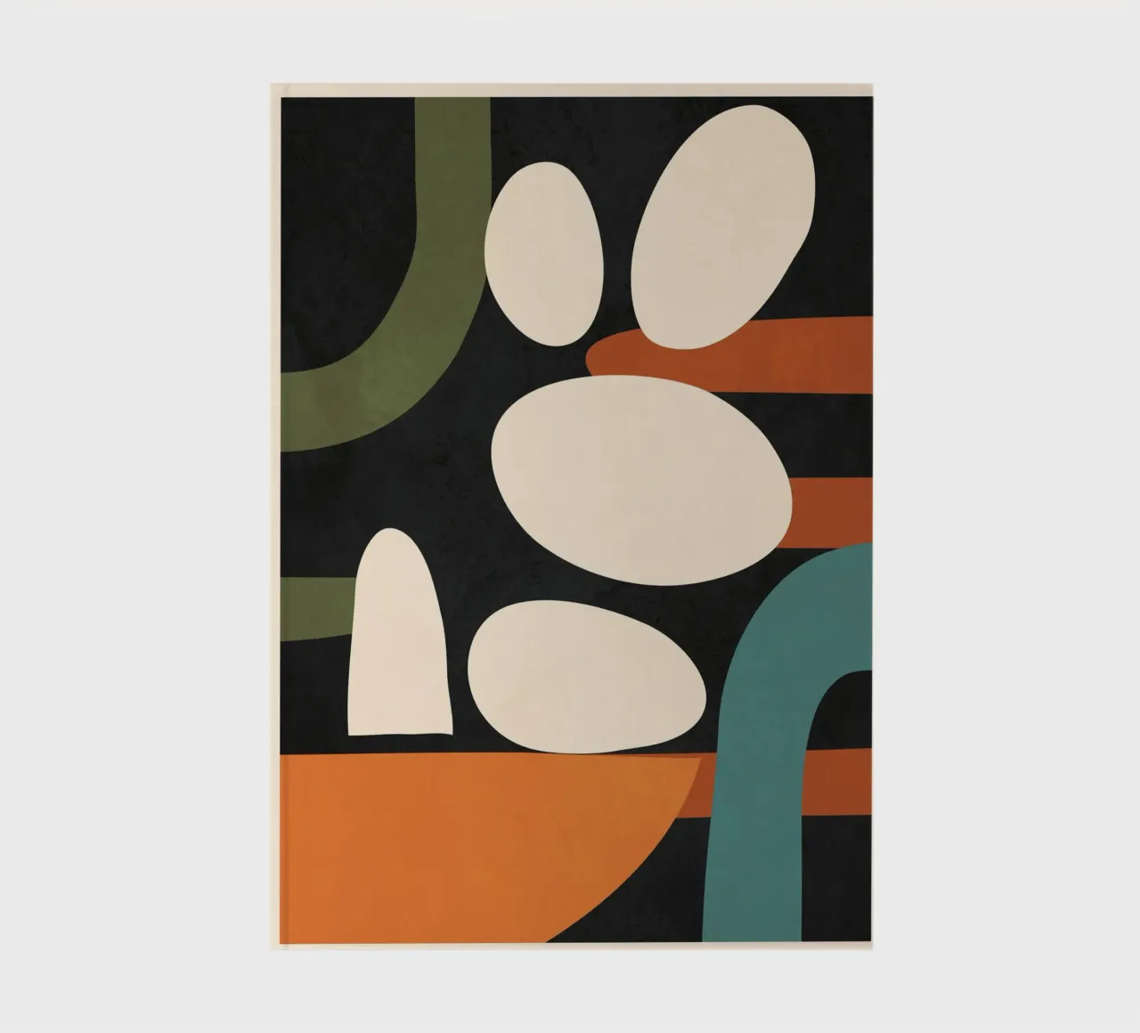 Abstract Shapes in the Skies 1 carnet de notes de Flow Line