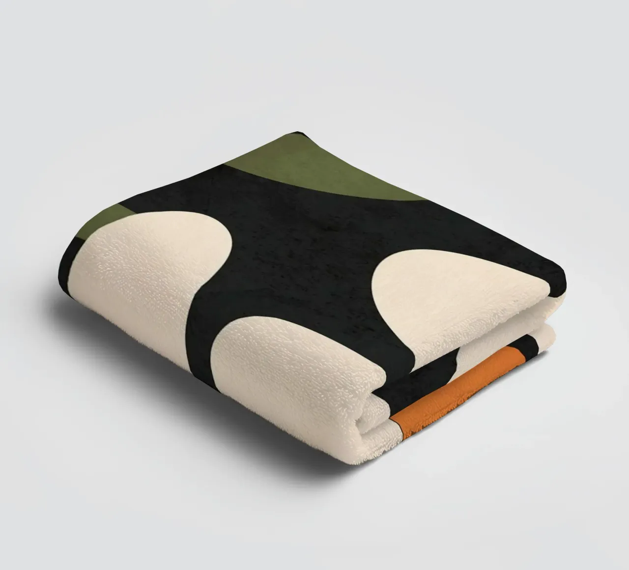 Abstract Shapes in the Skies 1 asciugamano da bagno da Flow Line