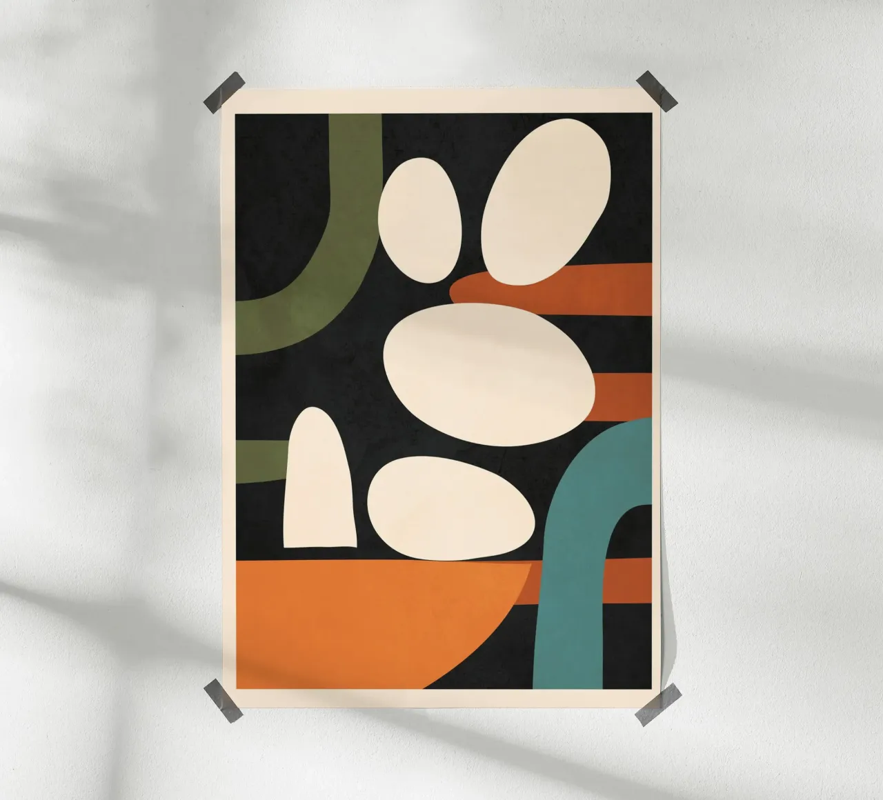 Abstract Shapes in the Skies 1 carta hahnemühle da Flow Line