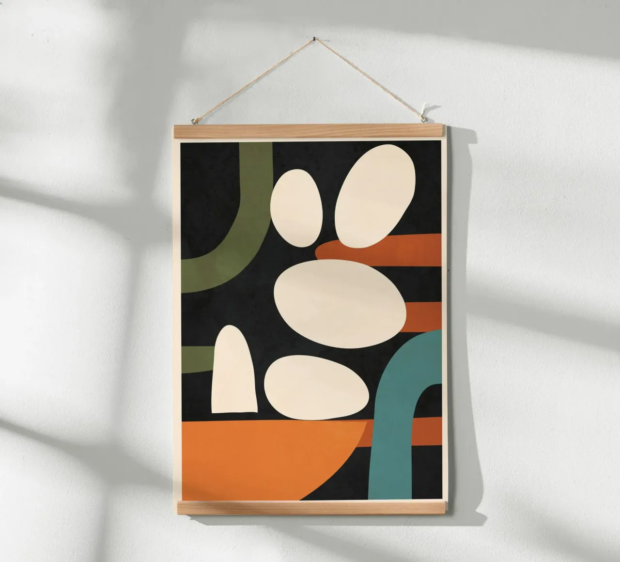 Abstract Shapes in the Skies 1 carta hahnemühle da Flow Line