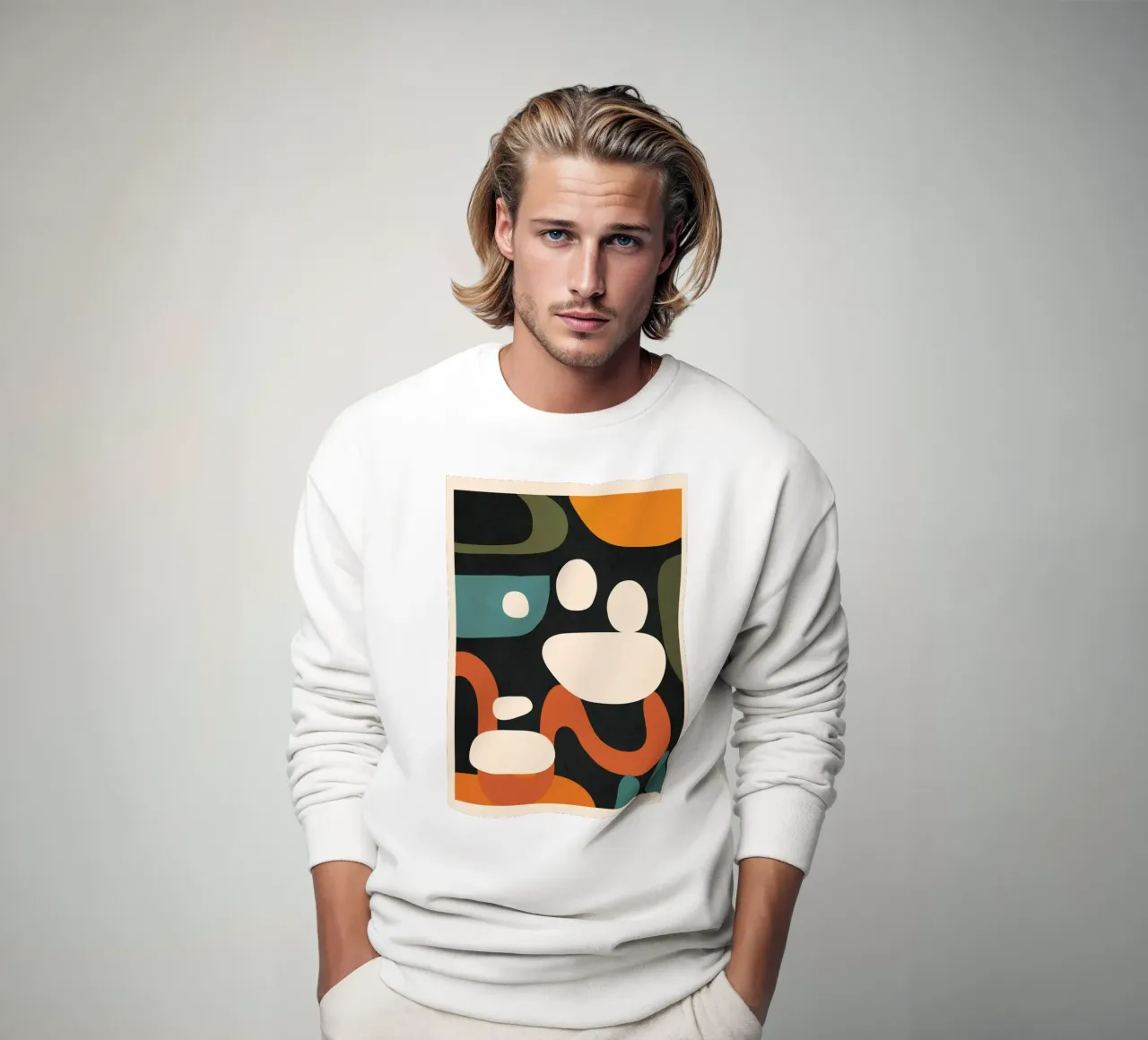 Abstract Shapes in the Skies 2 sweat de Flow Line