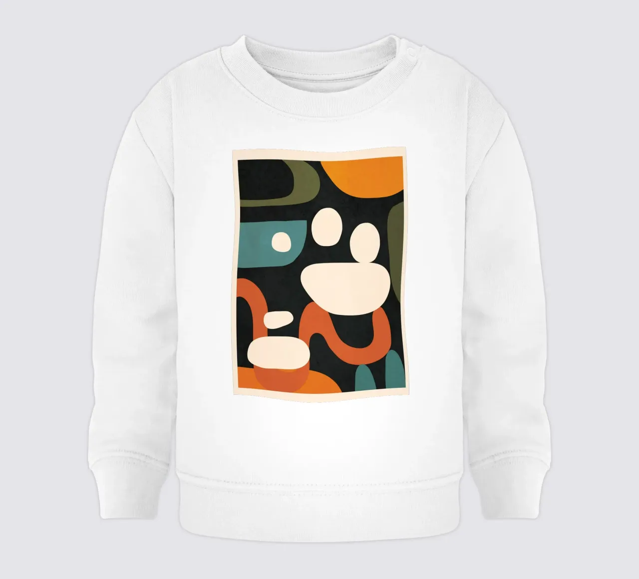 Abstract Shapes in the Skies 2 Baby Sweatshirt von Flow Line