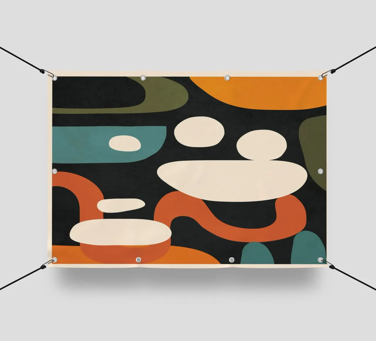 Abstract Shapes in the Skies 2 telo in pvc da Flow Line