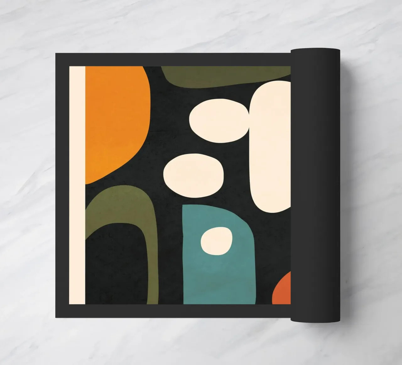 Abstract Shapes in the Skies 2 doormat by Flow Line