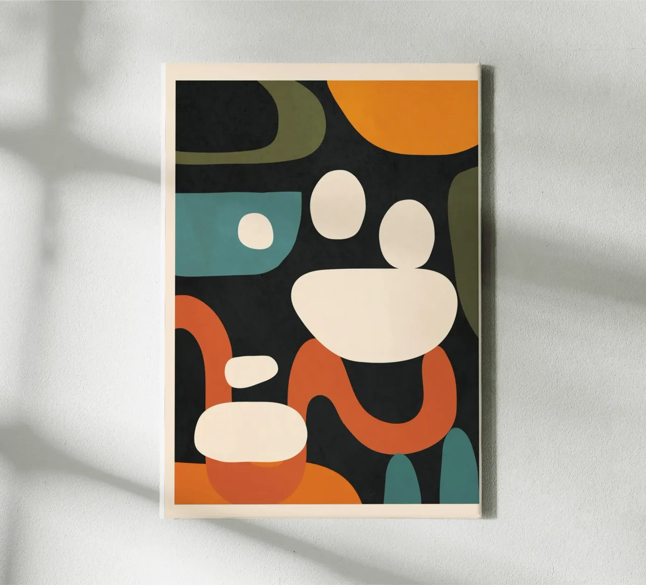 Abstract Shapes in the Skies 2 tela con Cornice a cassetta da Flow Line