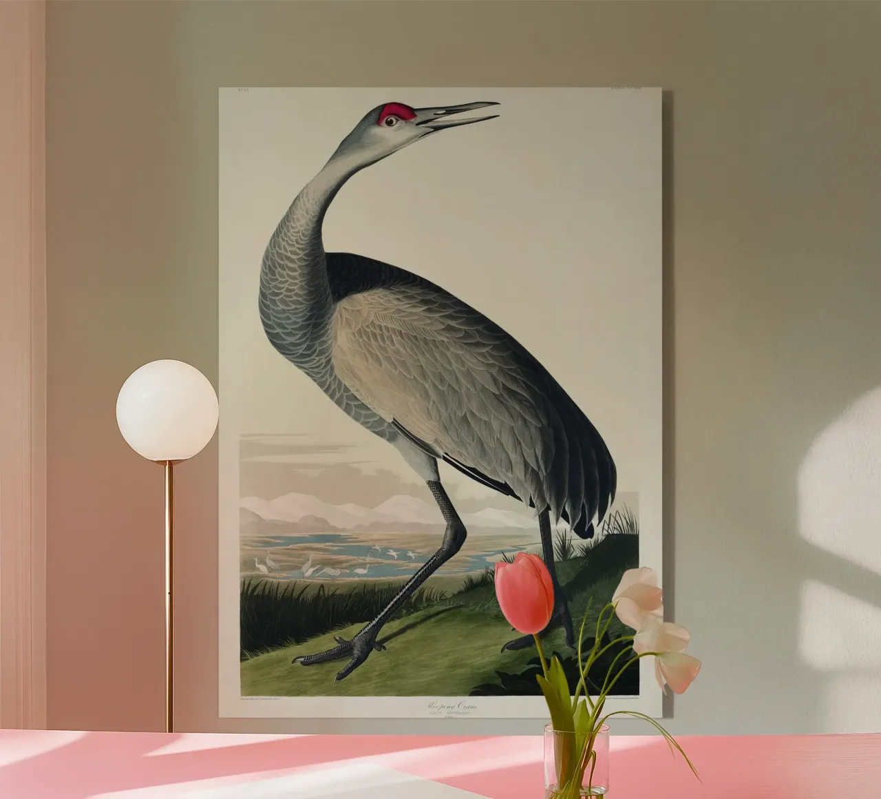 Hooping Crane plexiglass da vintageshop