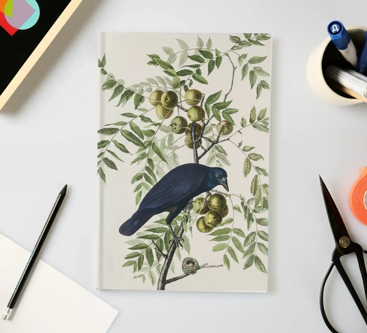 American Crow notebook by vintageshop