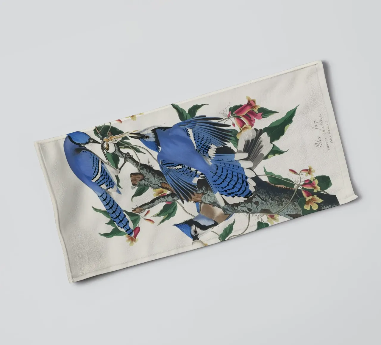 Blue Jay from Birds asciugamano da bagno da vintageshop