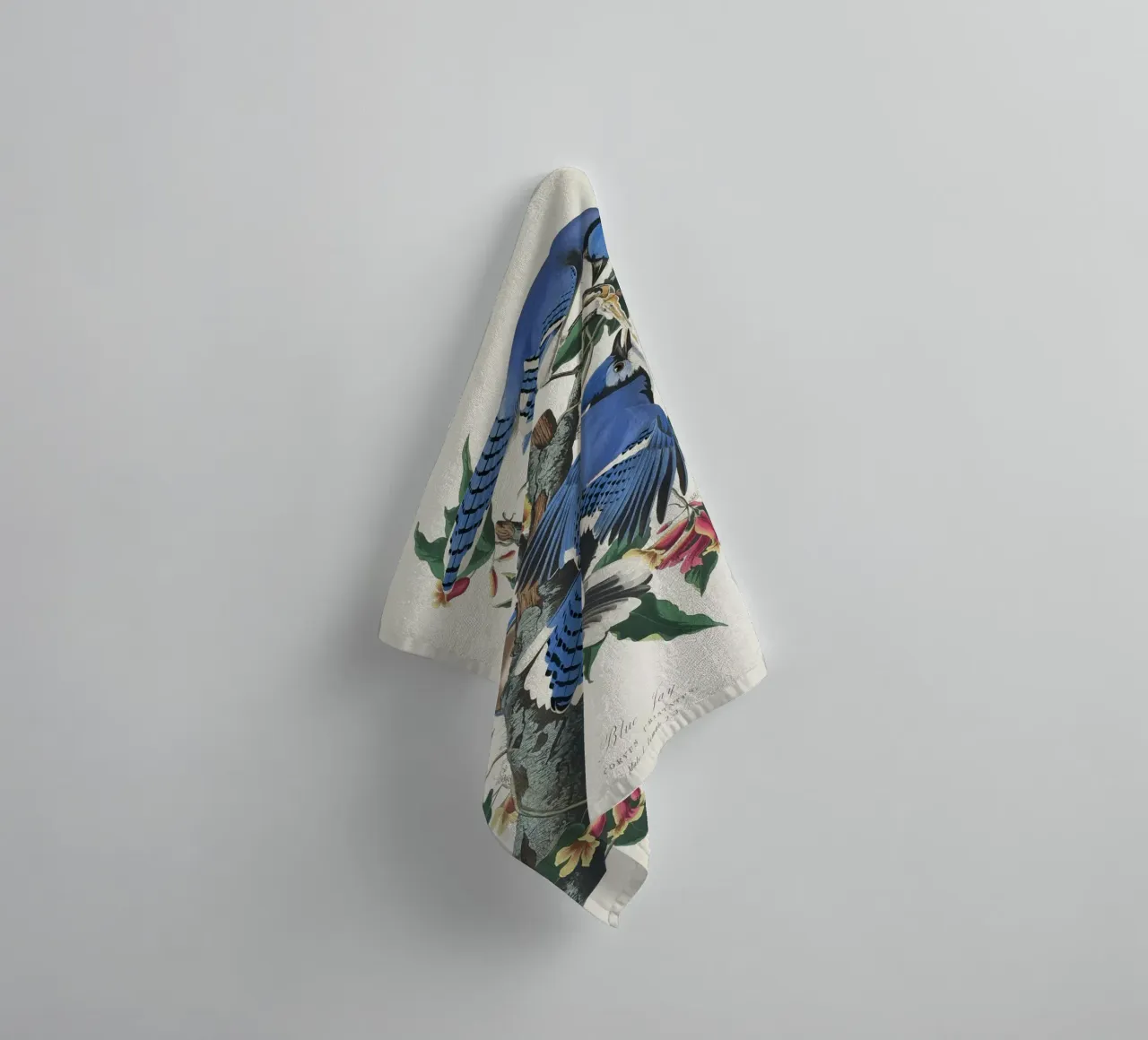 Blue Jay from Birds asciugamano da bagno da vintageshop